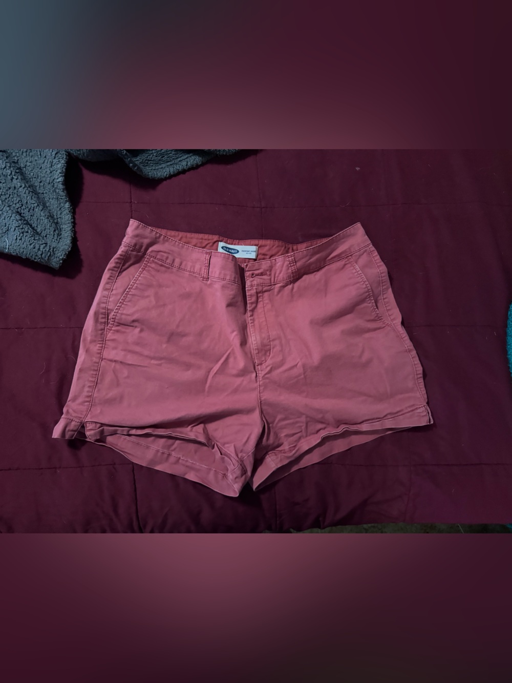 Old Navy Coral Pink Cotton Shorts